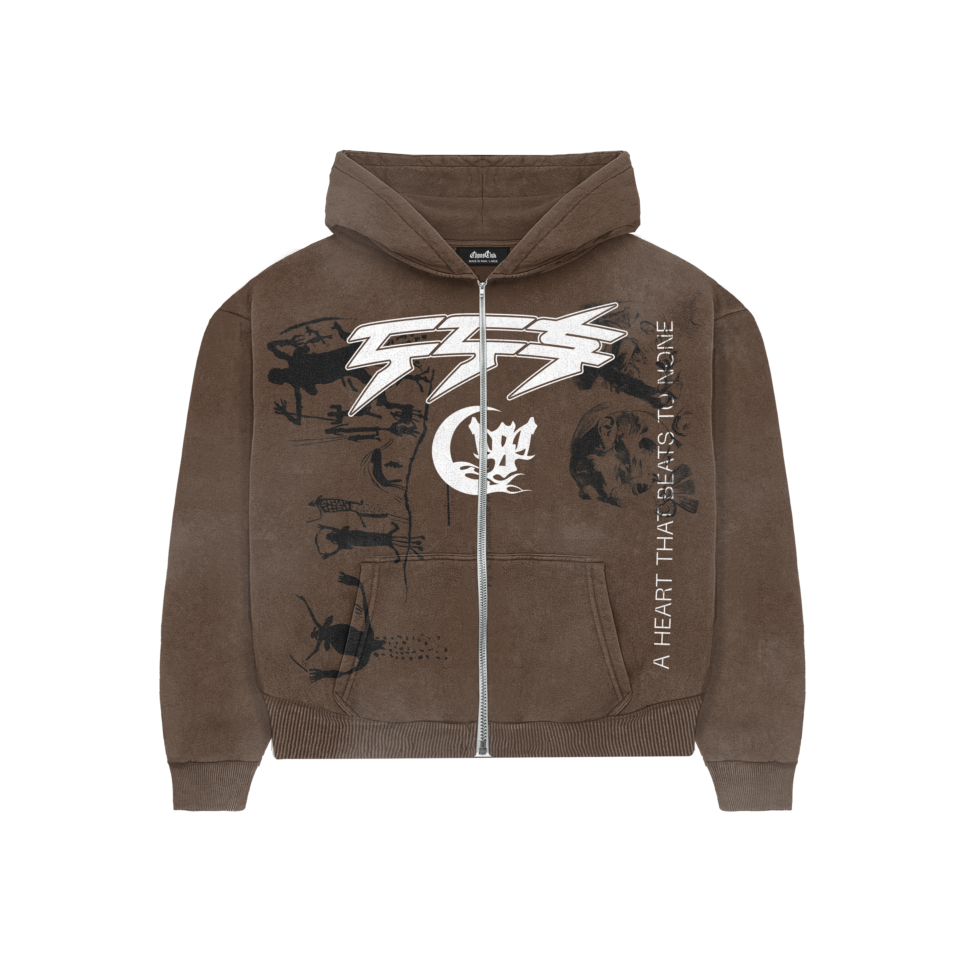CRANIAN HOODED PULLOVER